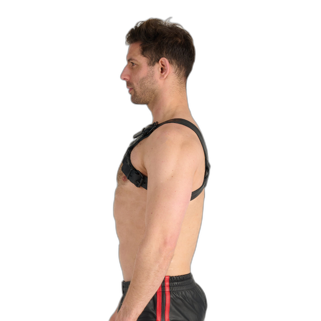 Prowler RED Leather Premium Noir Harness Black