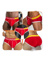 2 Pack Men's Middle-Rise Cotton Sexy Briefs