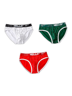 3 Pack Men's Low-Rise Cotton Briefs