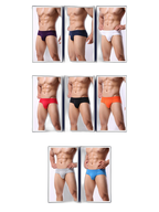4 Pack Men's Solid Breathable Anti-Pinch Briefs