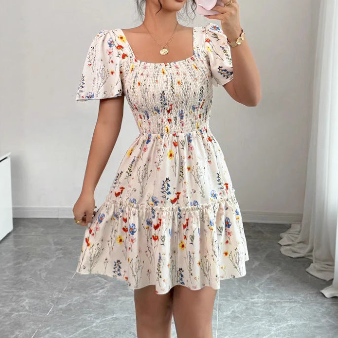 Women's Casual Loose-fit Fashionable Printed Dress