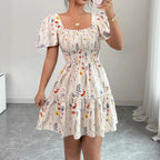 Women's Casual Loose-fit Fashionable Printed Dress
