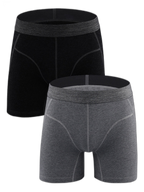 Men's Sport Anti-Chafing Cotton Boxer Briefs