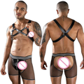 Forbidden Fantasy Harness and Mesh Briefs