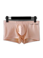 3 Pack Men's Breathable Ice Silk Double-Layered Big Pouch Sexy Boxer Briefs
