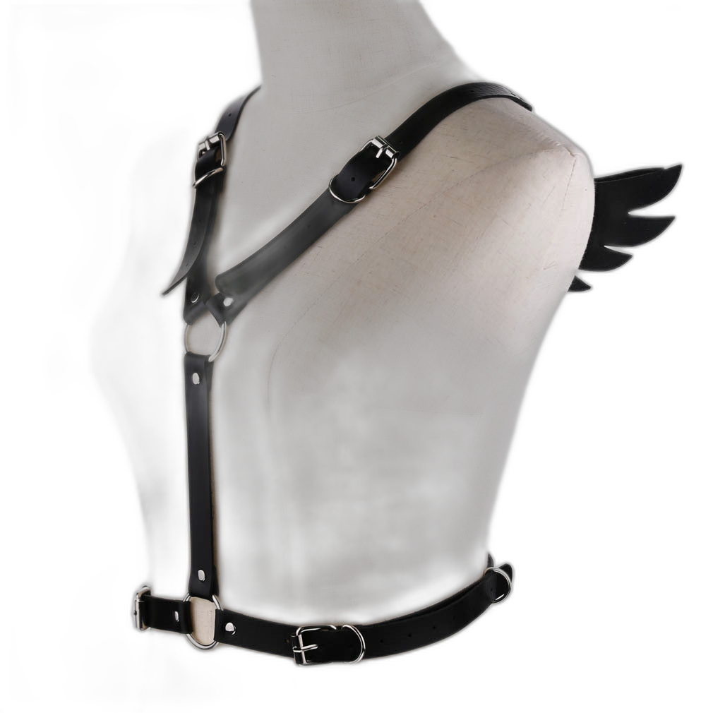 Angel Wings Leather Harness