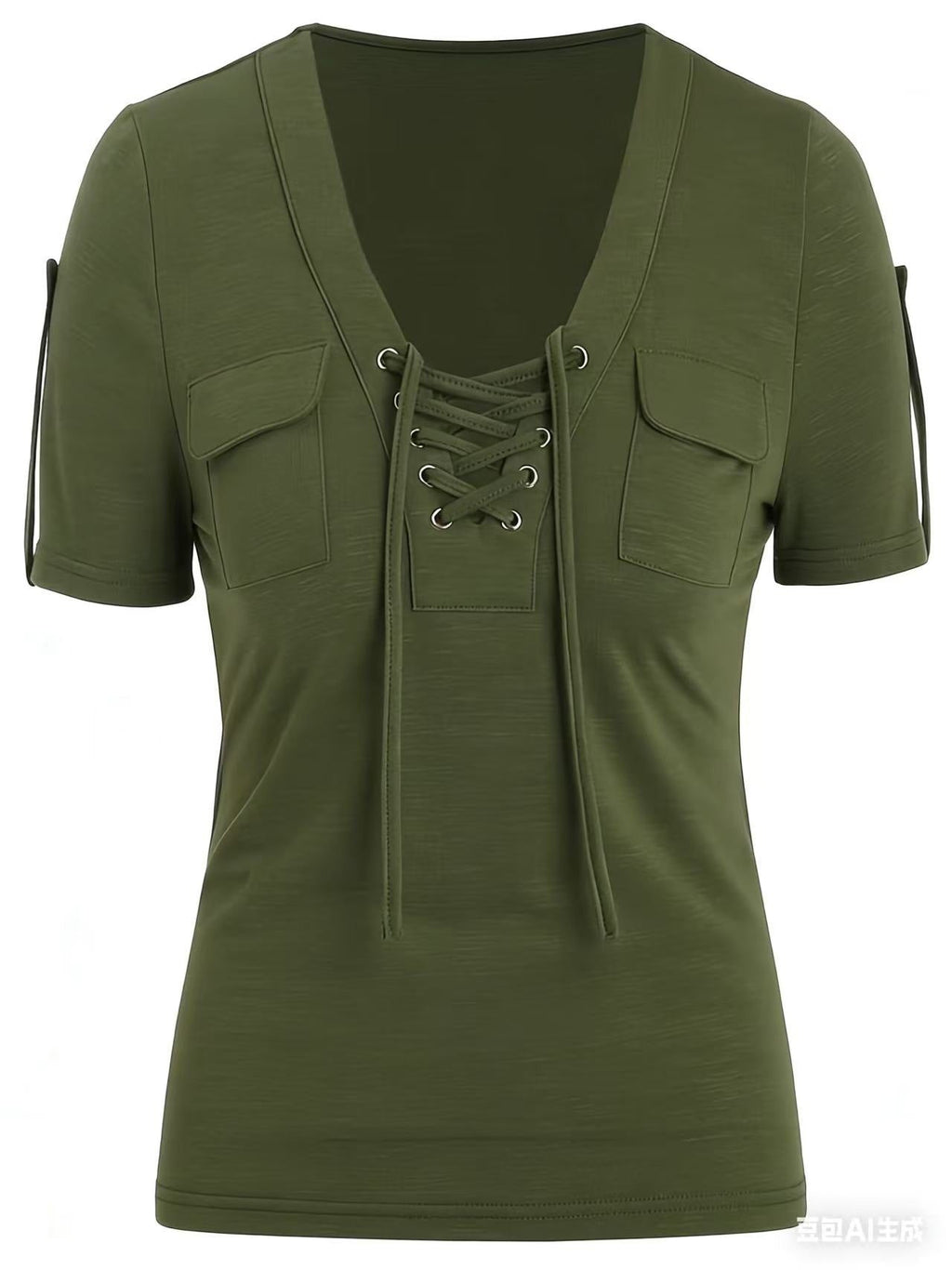 Fashionable Casual Women's Short-sleeve Top