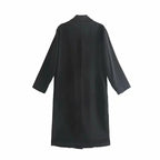 Spring Urban Casual Women's Mid-length Loose Over-the-knee Trench Coat