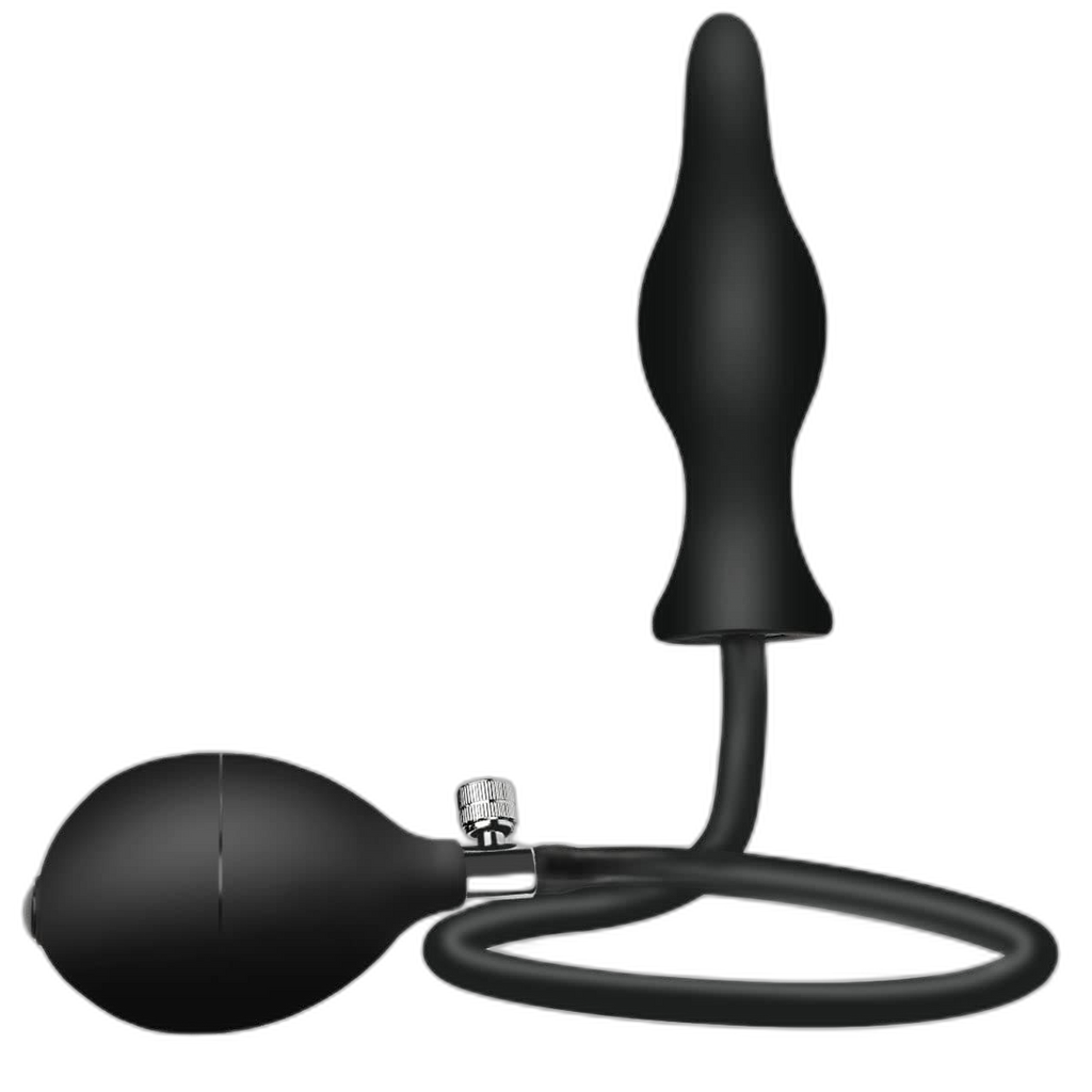 Spiral - Inflatable Butt Plug - Silicone Anal Plug