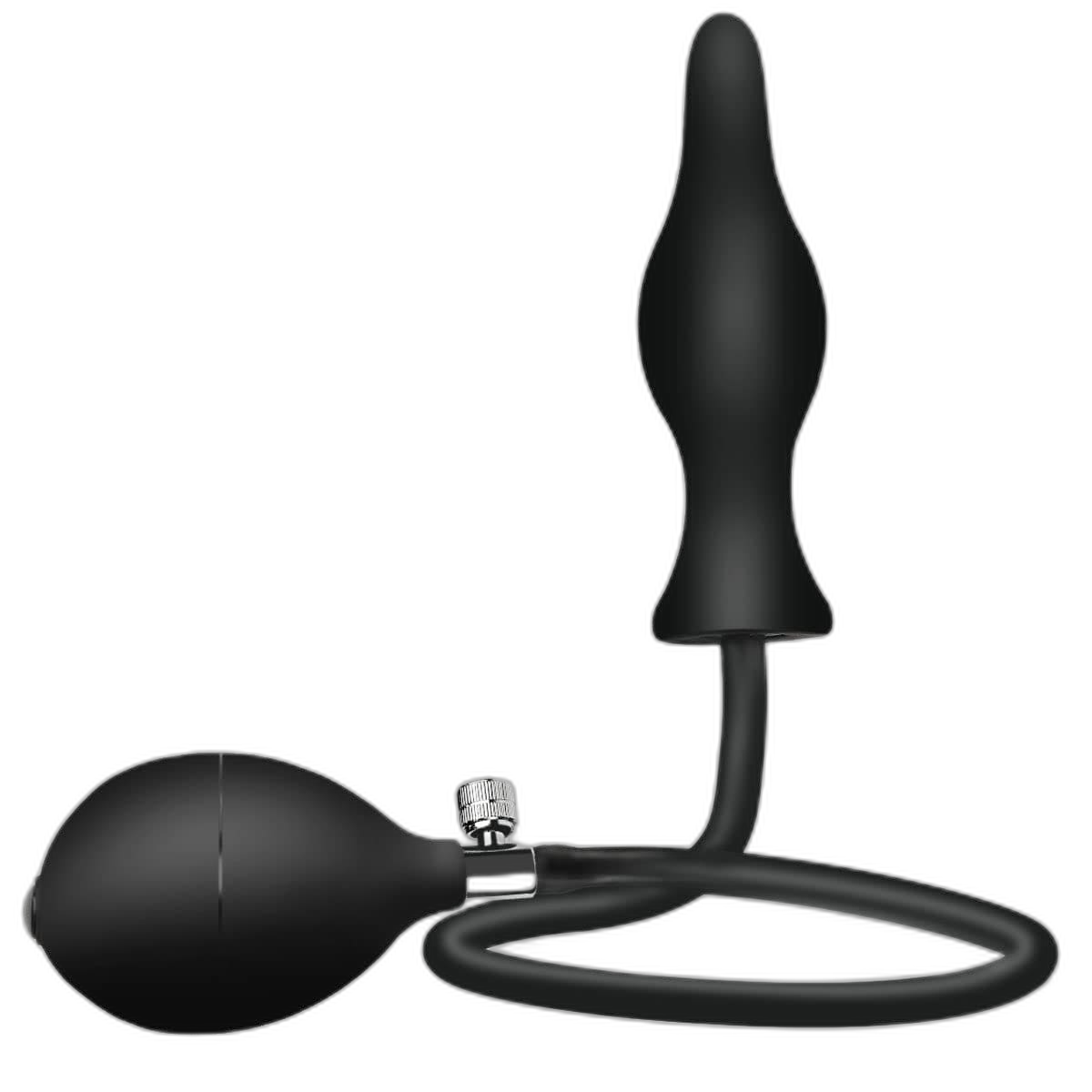 Spiral - Inflatable Butt Plug - Silicone Anal Plug