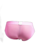 2 Pack Men's Low Rise Mesh Large Pouch U-convex Breathable Comfortable Briefs