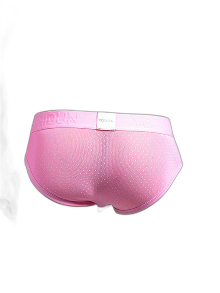 2 Pack Men's Low Rise Mesh Large Pouch U-convex Breathable Comfortable Briefs