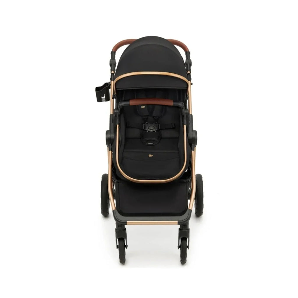 Kinderkraft Esme 3-in-1 Travel System with Mink Pro Car Seat - Pure Black
