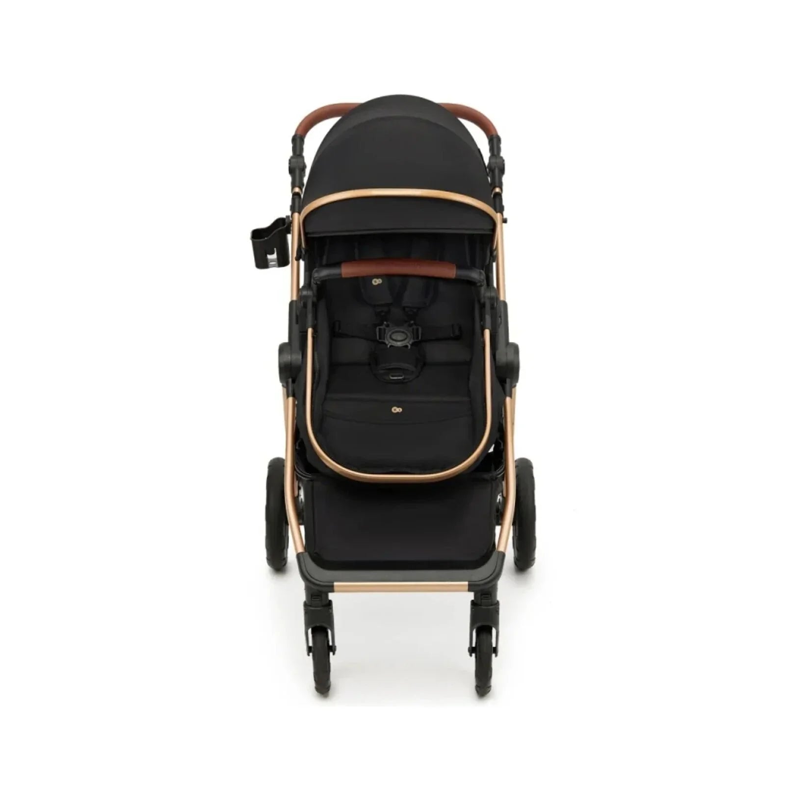 Kinderkraft Esme 3-in-1 Travel System with Mink Pro Car Seat - Pure Black