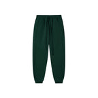 Autumn And Winter Fleece-lined Thick Hooded Solid Color Sweatpants Hoodie