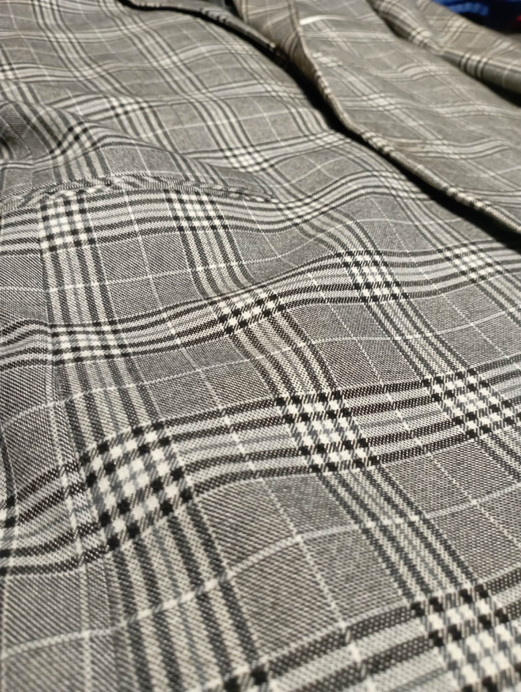 MENS checkered dress jacket SLIM FIT 38 SMALL UK