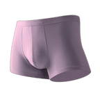 4Pcs Modal Pure Color Thin U Convex Boxer Briefs For Men