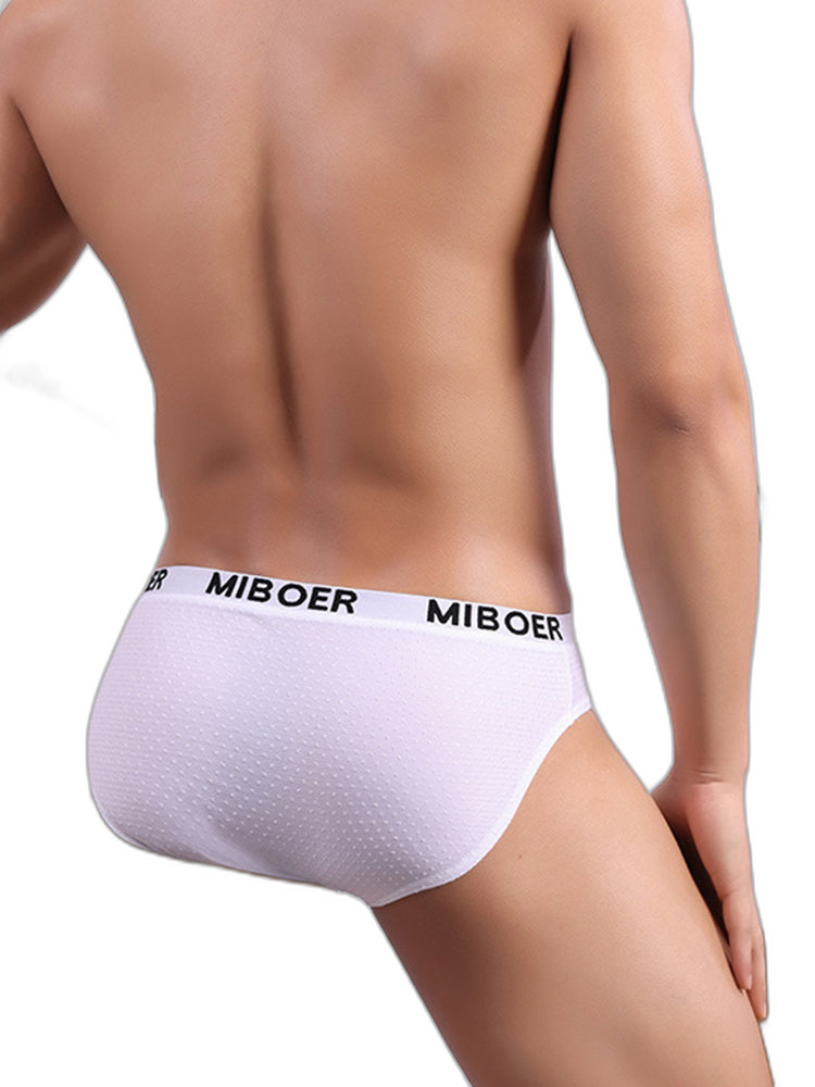 2 Pack Men's U-Pouch V-Front Low-Rise Briefs