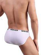 2 Pack Men's U-Pouch V-Front Low-Rise Briefs