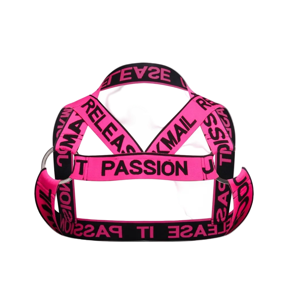 Jockmail Neon Release It Passion Elastic Chest Harness