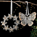 Christmas Decorations Sequined Acrylic Pendant