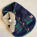 Dog Christmas Two Leg Vest Sweater Coat Scarf