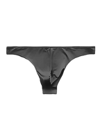 4 Pack Men's Seamless Ice Silk Sports Sexy Solid Color Thong & Strings