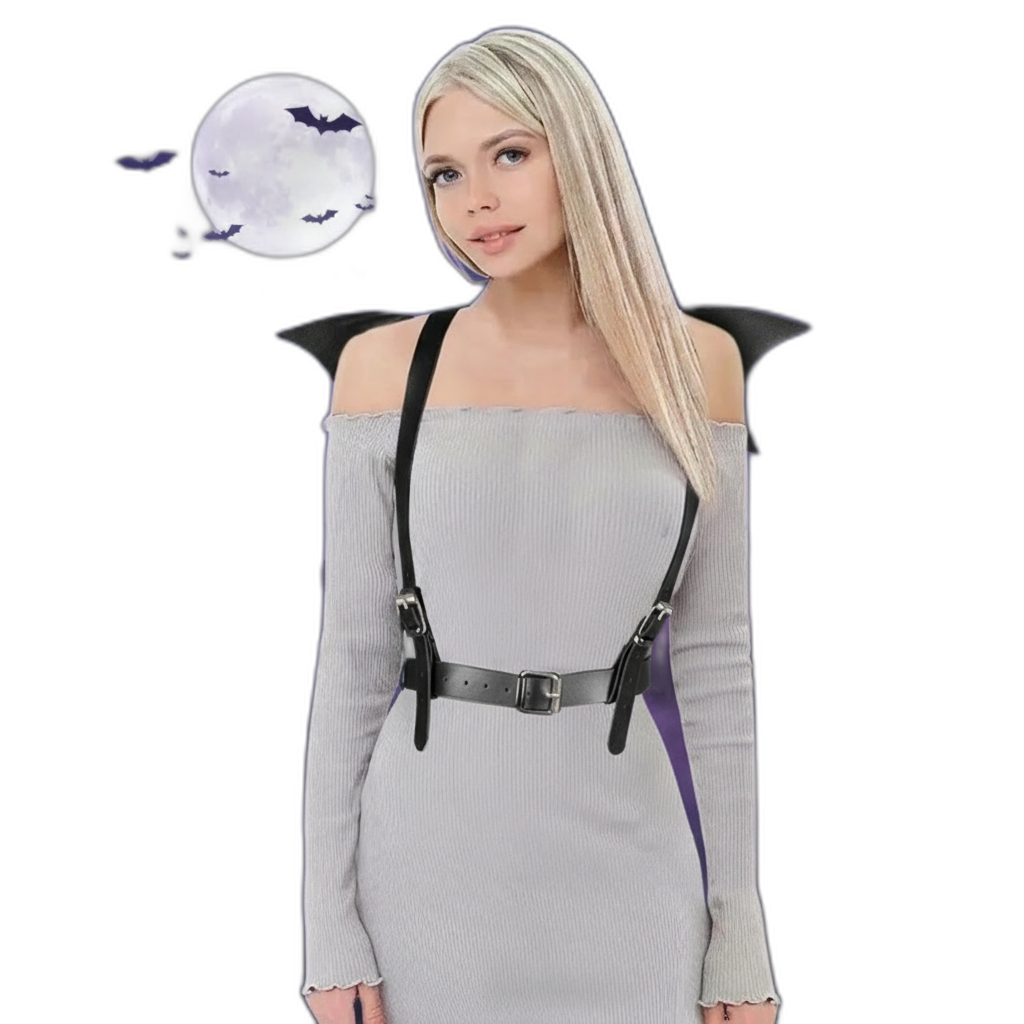 Gothic Bat Wing Harness