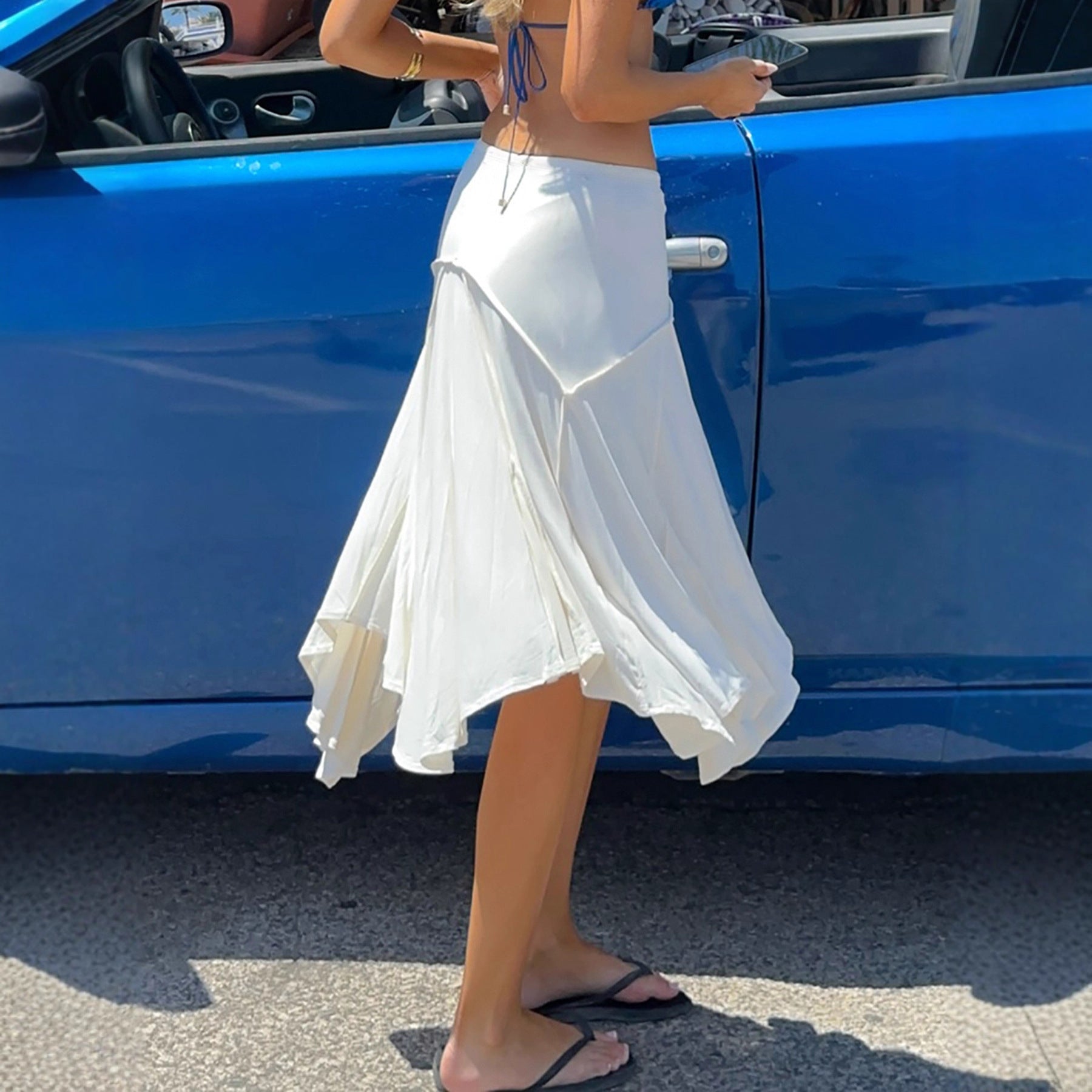 Sweet And Elegant Midi Skirt