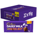 Cadbury Dairy Milk Chopped Hazelnut Chocolate Bar 95g (Case of 22)