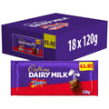 Cadbury Dairy Milk Daim Chocolate Bar 120g (Case of 18)