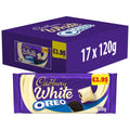 Cadbury White Oreo Chocolate Bar PMP 120g (Case of 17)