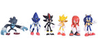 Cake Toppers Classic Sonic 15-Piece Figure Play Set – Friends, Palm Trees & Sonic Gems