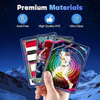 CAKKAGAMA 400 PCS Card Sleeves Set – 200 Hard, 200 Soft Protectors for Baseball, MTG, Pokemon & More