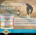 Calcium for Dogs and Cats - Eggshell Powder Supplement 6oz | Strong Hips & Joints