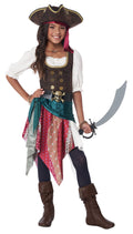 California Costumes Boho Pirate Child XL Costume – Dress, Hat, Head Tie & Accessories