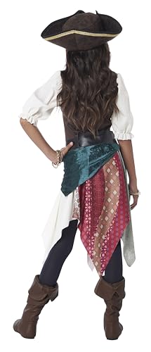 California Costumes Boho Pirate Child XL Costume – Dress, Hat, Head Tie & Accessories