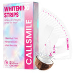 CALLSMILE Teeth Whitening Strips - Sensitive Teeth, Coconut Formula, 28 Strips (14 Days)