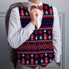 Christmas Food Xmas Jumper - Novelty Costume Fancy Dress Waistcoat ( 4 sizes available )