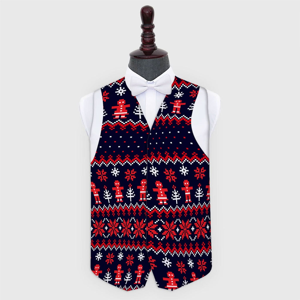 Christmas Food Xmas Jumper - Novelty Costume Fancy Dress Waistcoat ( 4 sizes available )