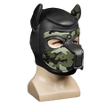 Mr S Leather NEOPRENE Puppy Hood | Black & Camo