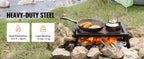 VEVOR 18/24in Barbecue Charcoal Grill Outdoor Home Appliance for Outdoor Cooking Camping Picnics Beach