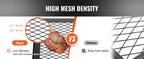 VEVOR 18/24in Barbecue Charcoal Grill Outdoor Home Appliance for Outdoor Cooking Camping Picnics Beach