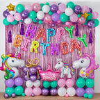 CANREVEL Happy Birthday Banner 13pcs – 16 Inch Mylar Foil Letters, 3D Multi-Color Party Decorations