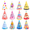CANREVEL 12 PCS Party Hats for Adults | Cone Hat Set in 12 Designs