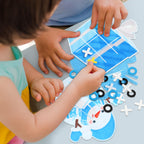 Capoda 24-Pack Winter Tic Tac Toe: Festive Desk Game & Party Favors