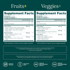 Etta Vita 100% Organic Fruits & Veggies, 180 Capsules – Vegan, Non-GMO, Made in USA
