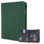 Card Guardian 9-Pocket Zipper Binder — 360 Card Storage (Green) for TCGs | MTG, Yu-Gi-Oh, Pokemon