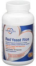 Cardiotabs Rot fermentierter Reis – 1200 mg pro Portion, Vorrat für 30 Tage, glutenfrei, Bio-zertifiziert – 100 % in Amerika hergestellt – 120 Kapseln
