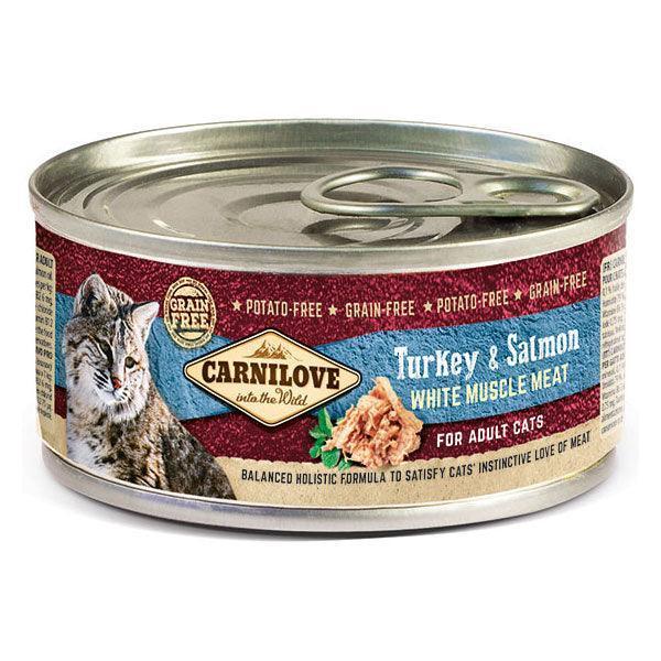 Carnilove Turkey & Salmon Wet Cat Food 100g Tin